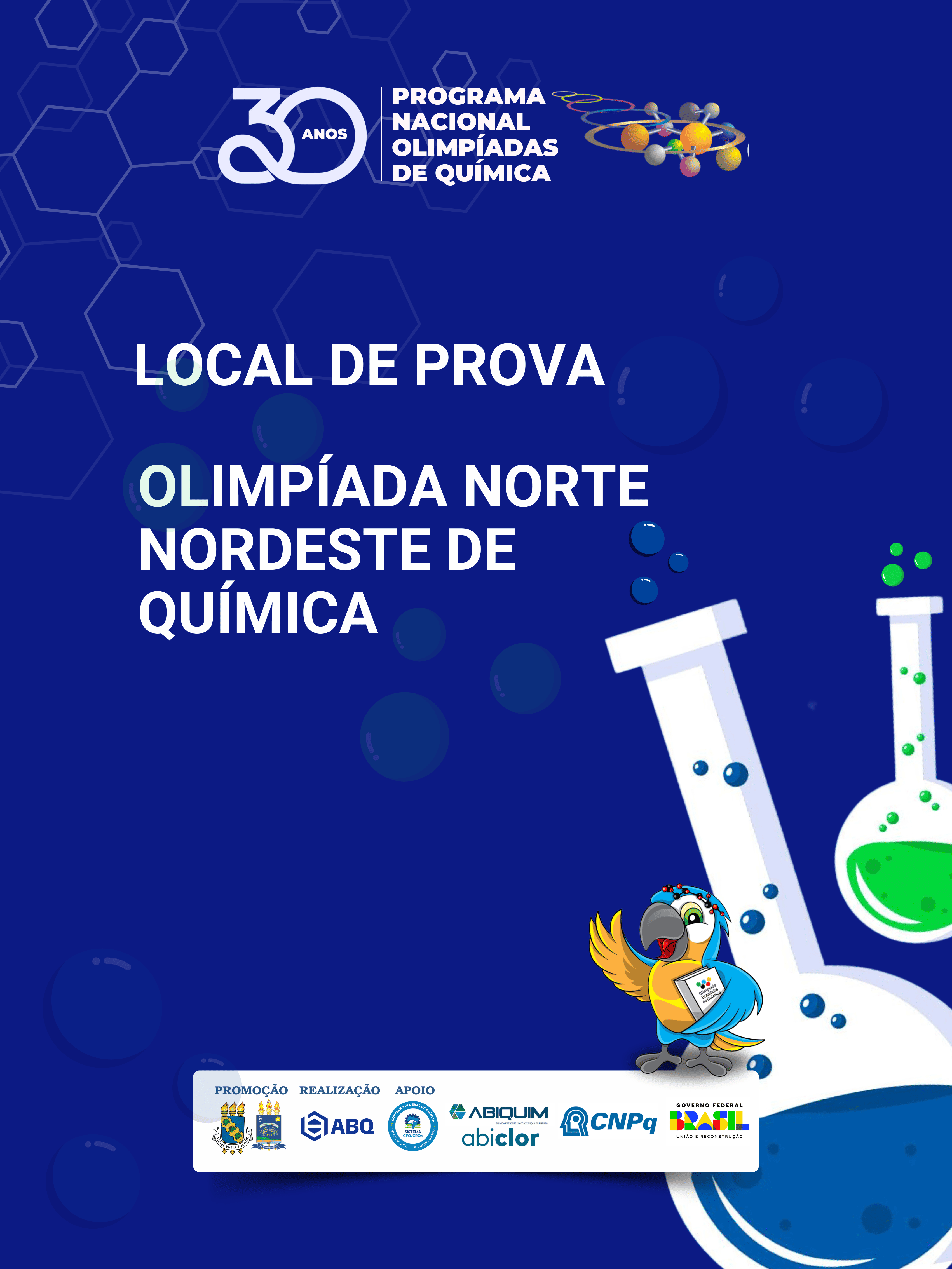 Local de realização da prova da ONNeQ 2025